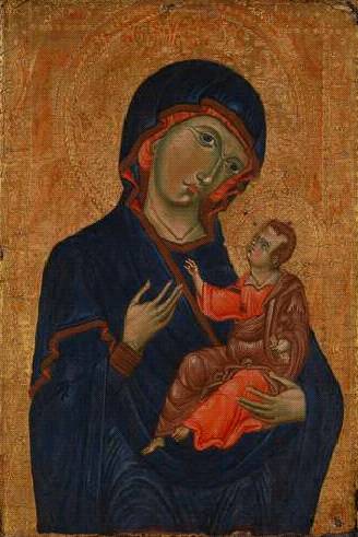 Madonna and Child  ca. 1260 Unknown Umbrian Artist National Gallery London   NGL6572